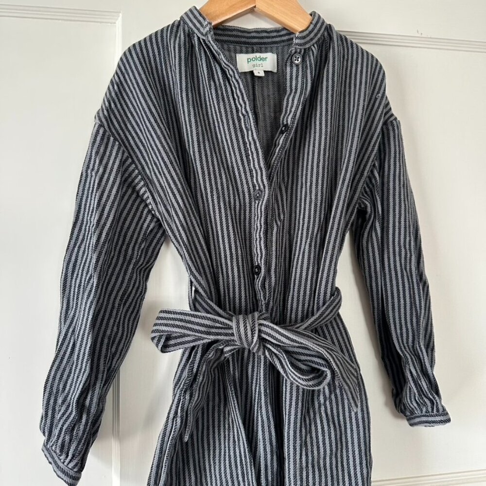 Polder Girl Striped Jumpsuit